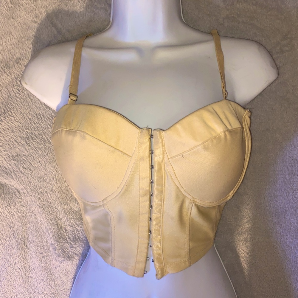 Bustier crop top